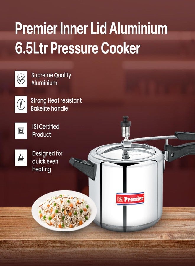 بريمير طنجرة ضغط بريميير بغطاء داخلي من الألومنيوم سعة 6.5 لتر - Image 2